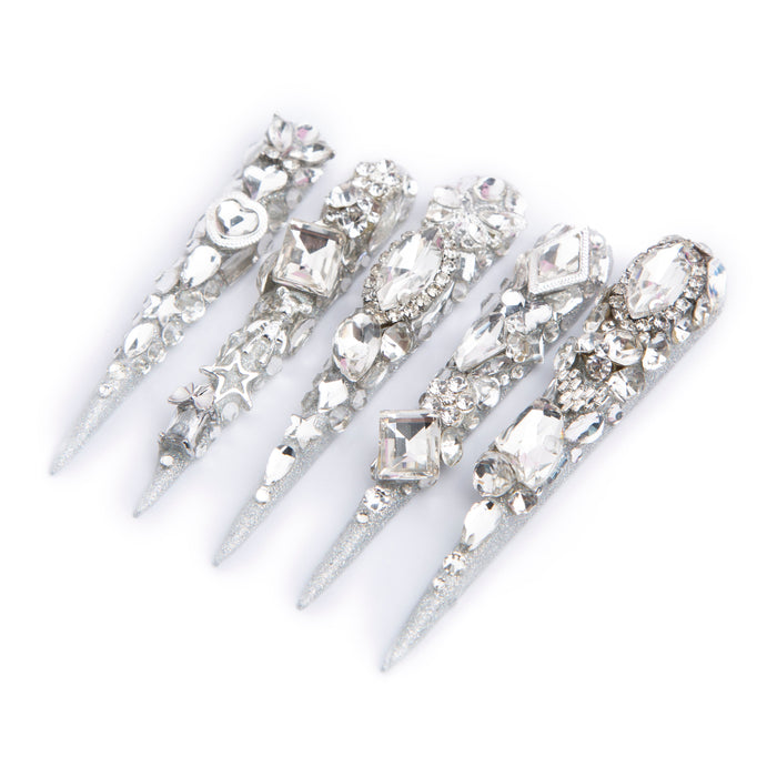 Dazzling Silver Sparkle Ensemble Set【S31-1070】