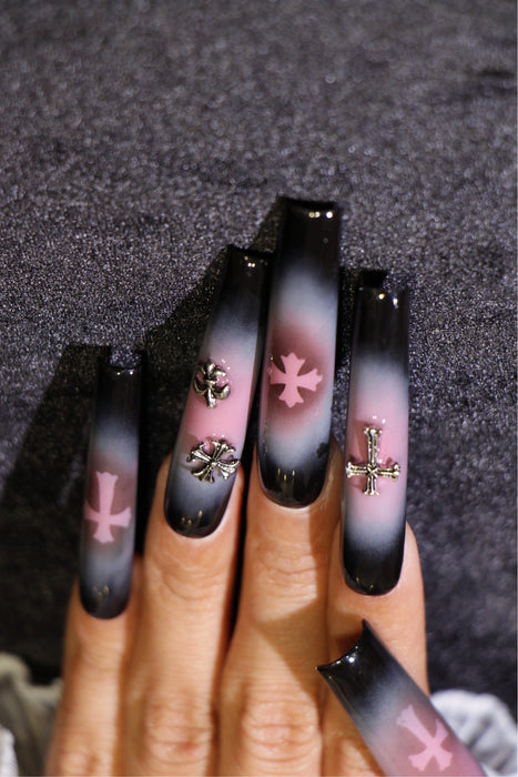 Beautiful divine manicure【H44-1197】