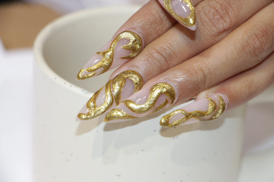 golden legend manicure【S43-1167】