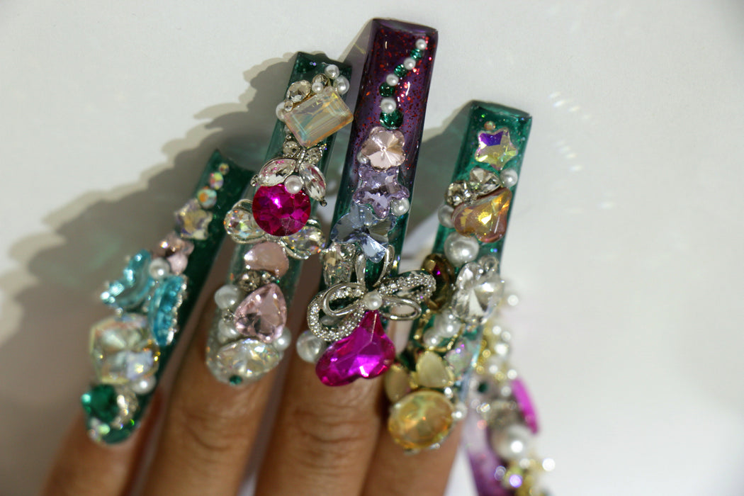 Colorful manicure【H43-1139】