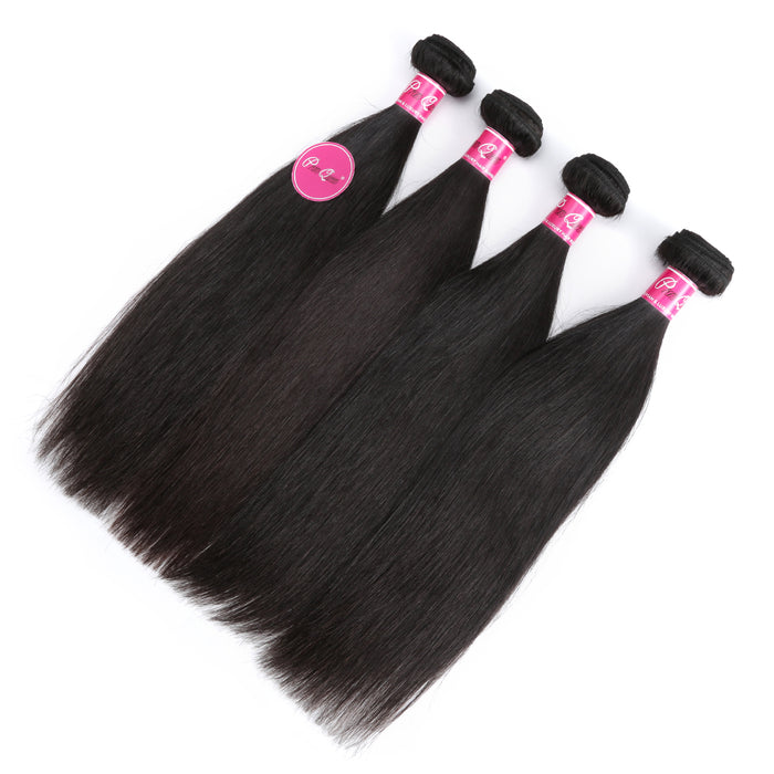 Malaysian Straight Hair Bundles LONG LENGTH Virgin Hair Weaving