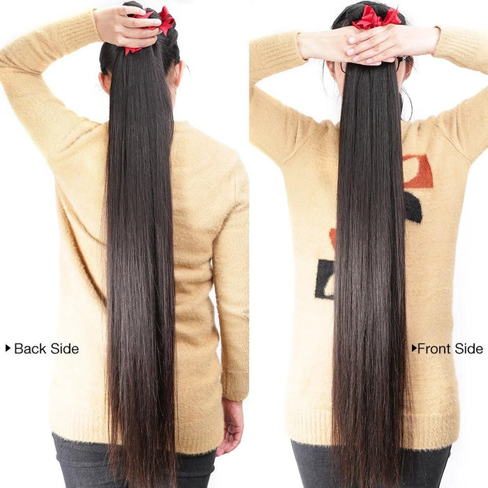 Malaysian Straight Hair Bundles LONG LENGTH Virgin Hair Weaving