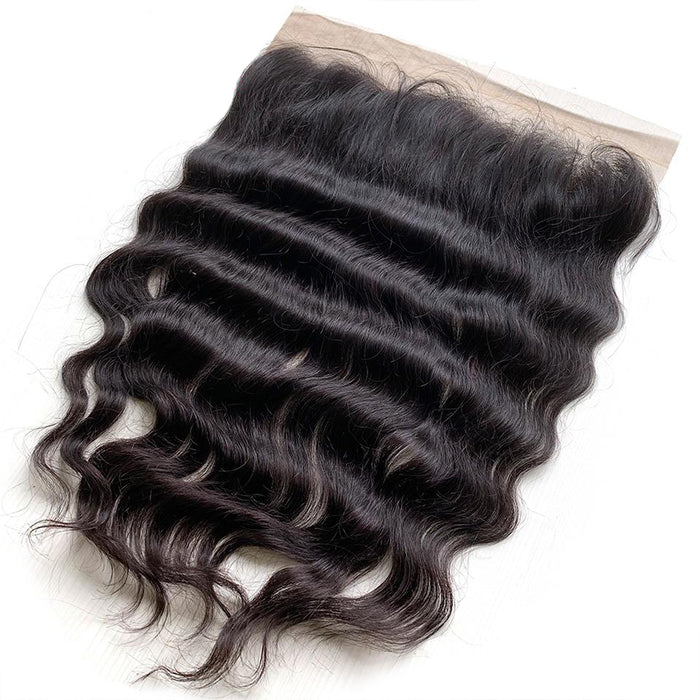 9A Prom Queen Hair Raw Indian Virgin Hair Lace Frontal Closure Loose wave Hair Extension