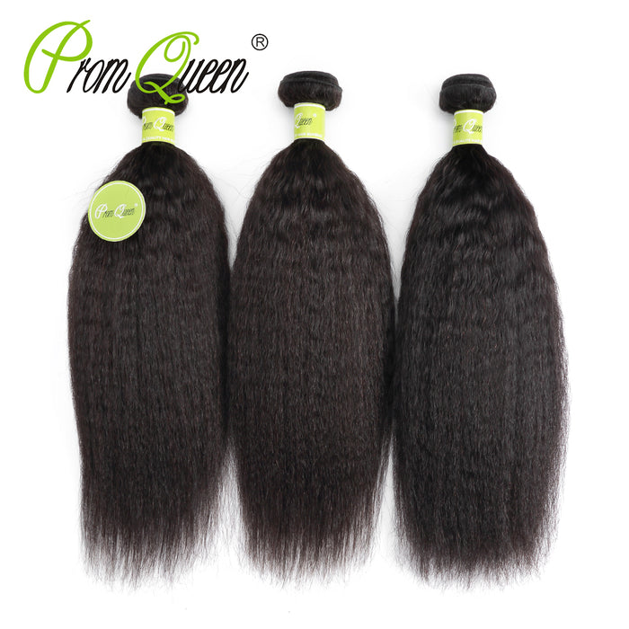 Peruvian Yaki Kinky Straight Hair Bundles Weave Straight Hair Bundles