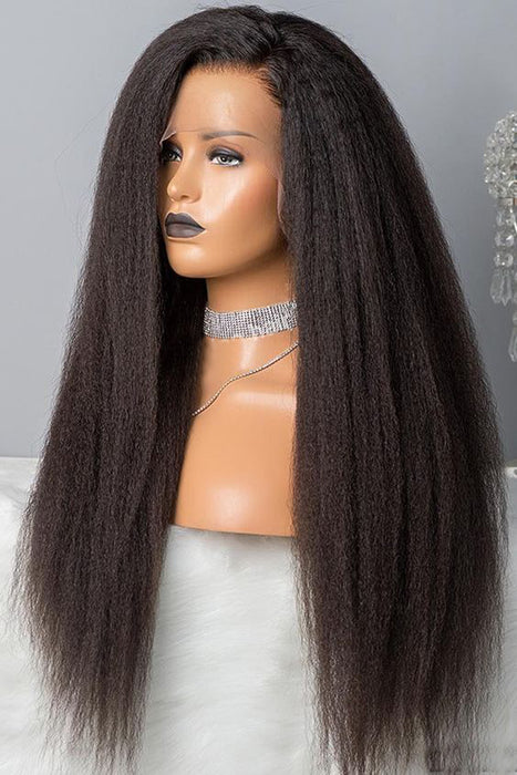 HD Swiss Lace Brazilian Hair Kinky Straight 5x5 lace Wigs Human Hair Wigs