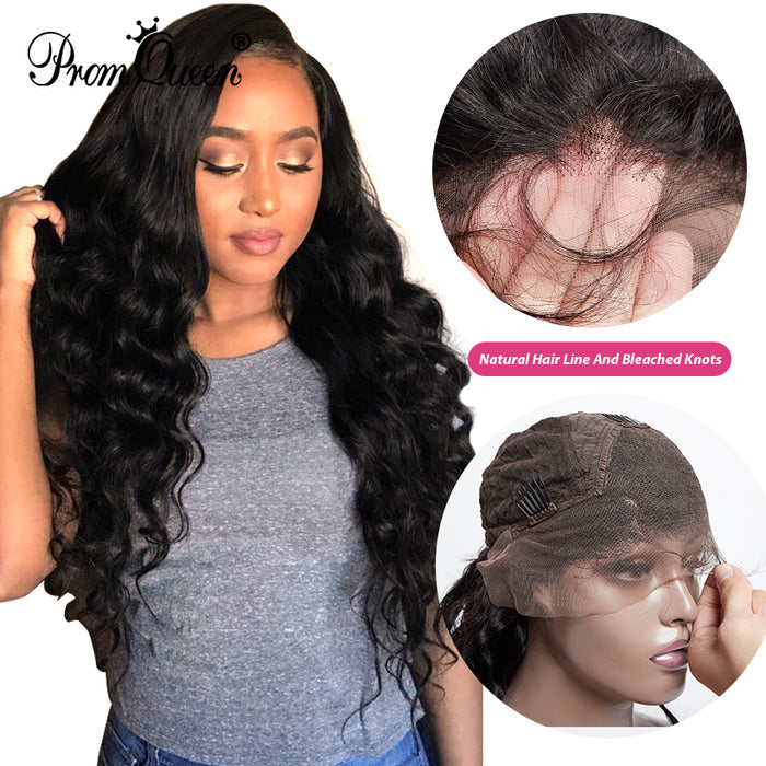 Lace Front Human Hair Wigs Brazilian Loose Wave Lace Wig