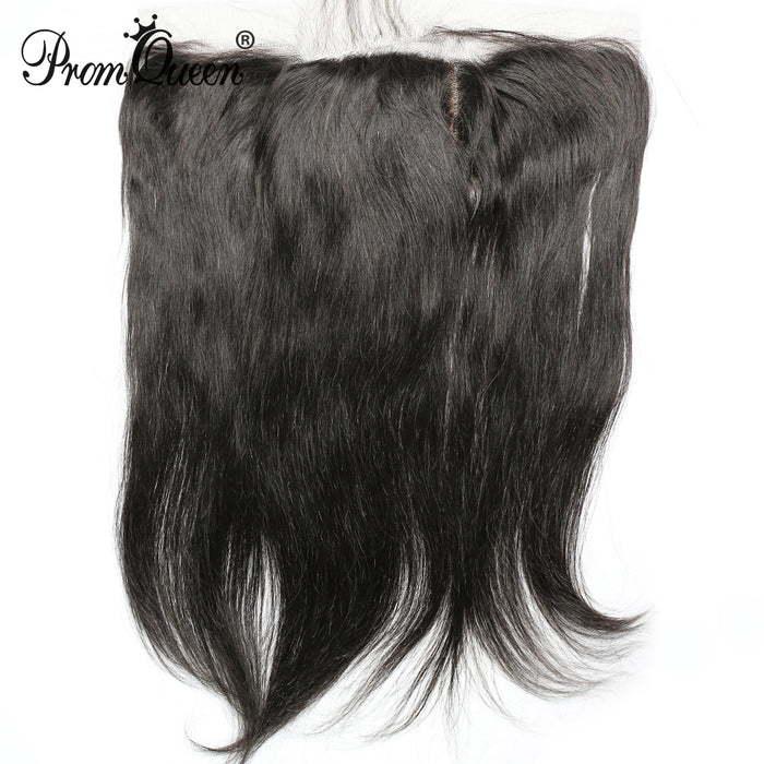 Promqueen Silk Base Frontal 13*4 Brazilian Virgin hair Straight Virgin Human Hair