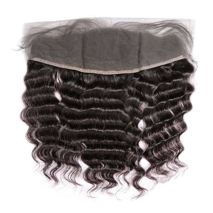 Prom Queen 13x4 Lace Frontal Brazilian Hair Loose Deep Wave Frontal With Baby Hair