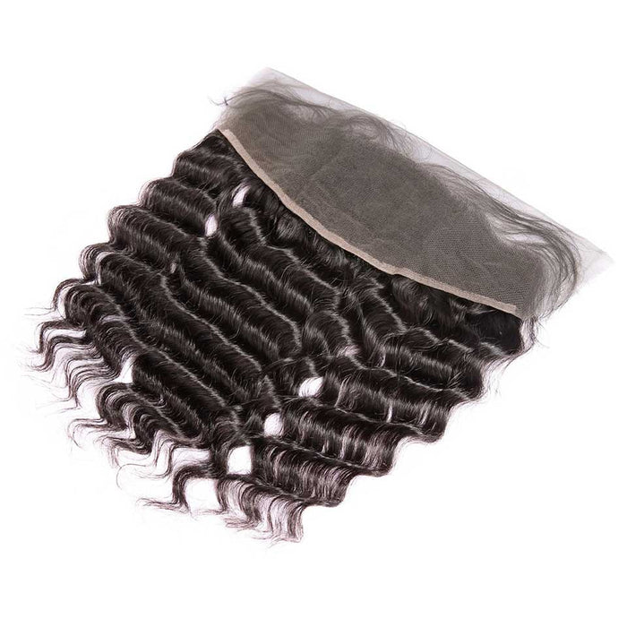 Prom Queen 13x4 Lace Frontal Brazilian Hair Loose Deep Wave Frontal With Baby Hair