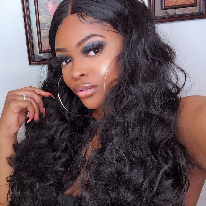 Prom Queen 6A Hair Brazilian Hair Body Wave 1/3/4 Bundles Remy Human Hair Weave