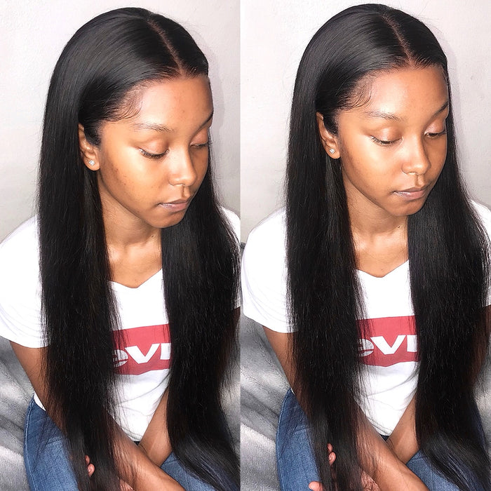 Prom Queen 6A Hair Brazilian Straight Hair 3 and 4 Bundles Double Machine Weft Remy Human Hair Weave