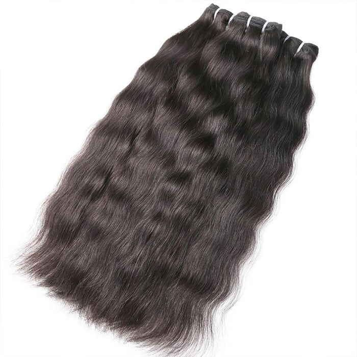 Prom Queen 9A Hair Peruvian Remy Hair Bundles Natural Wave Human Hair Straight