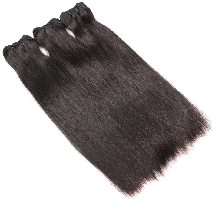 Promqueen Brazilian Human Hair Virgin Hair Bundles Straight 3 Bundles Lot