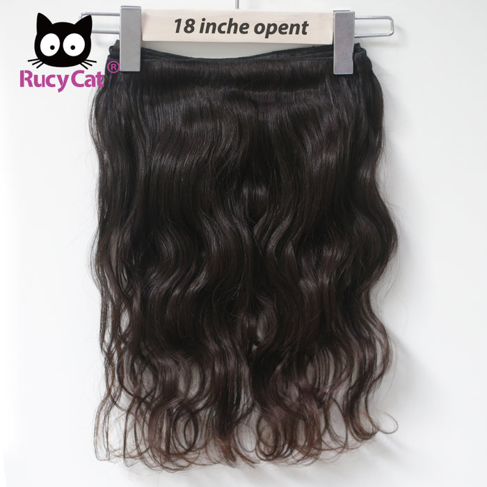 Promqueen Brazilian Virgin Hiar Bundles With 4x4 Lace Frontal Closure Body Wave Hair Pre Plucked Hairline