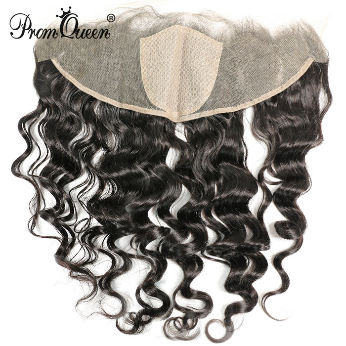 Silk Base 13*4 Lace Frontal Brazilian Virgin hair Loose Wave Human Hair Top Closure