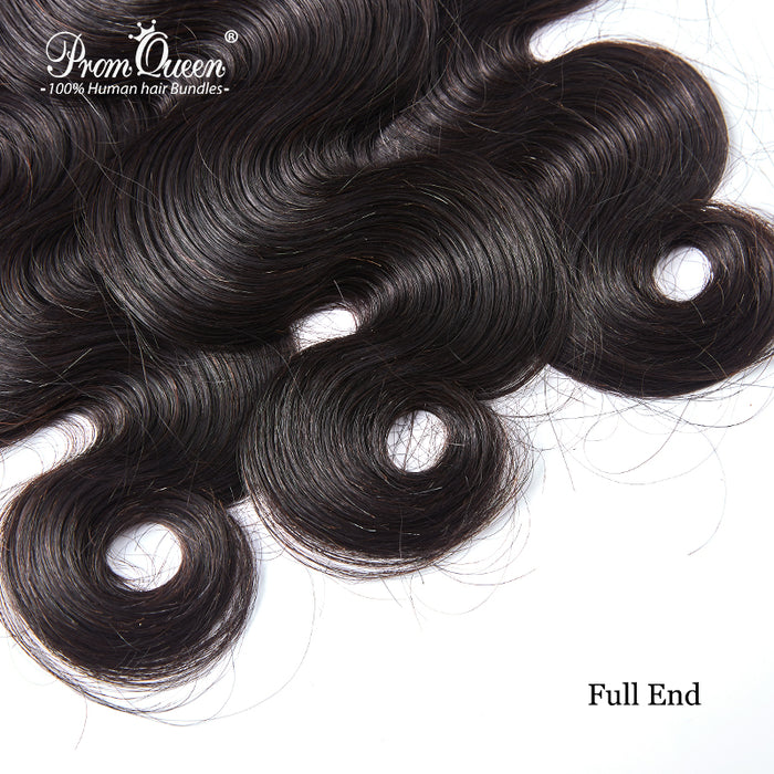 Promqueen Human Hair Brazilian Virgin Hair Body Wave 3 Bundles Lot