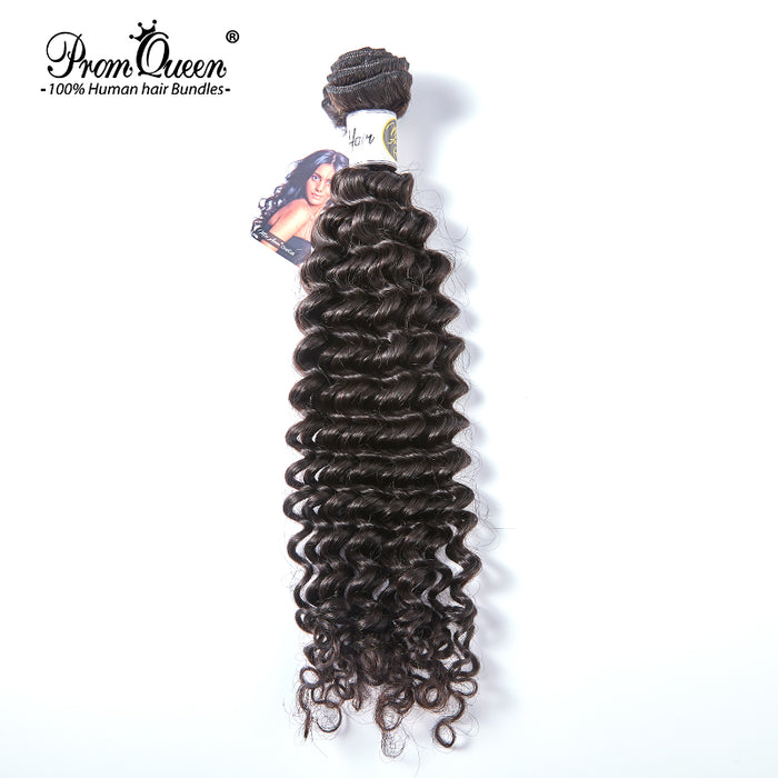 Promqueen Brazilian Virgin Human Hair Deep Wave / Kinky Curly / Kinky Straight 3 Bundles Lot