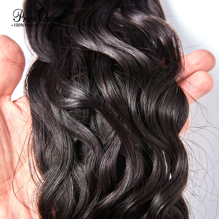 Brazilian Virgin Human Hair Natural Wave / Kinky Curly 3 Bundles Lot