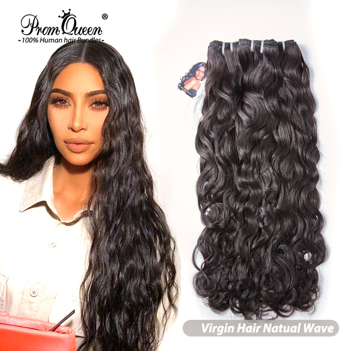 Brazilian Virgin Human Hair Natural Wave / Kinky Curly 3 Bundles Lot