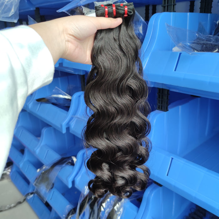 Double Drawn Body Wave Virgin Hair Full End Soft Human Hair