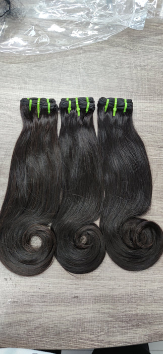 Double Drawn Hook Straight Virgin Hair Full End Soft Human Hair